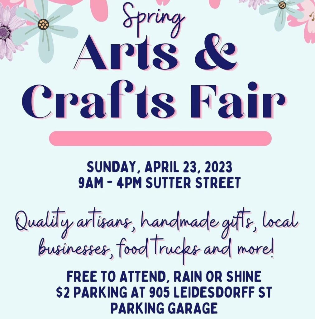Spring Arts & Crafts fair in Historic Folsom